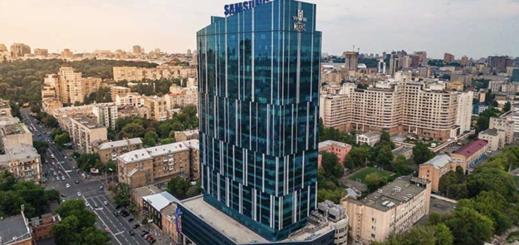 клининг бизнес-центра 101 Tower киев 